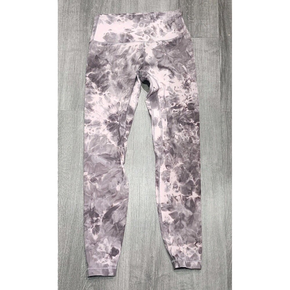 Lululemon Align HR Pant 25" Diamond Dye Mink Bery Gray Pant Soft Nulu Size 8